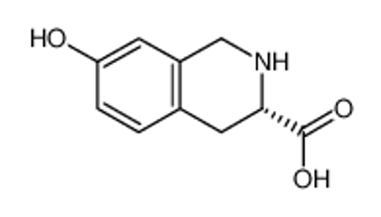 Picture of (3S)-7-hydroxy-1,2,3,4-tetrahydroisoquinoline-3-carboxylic acid