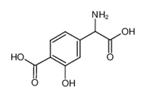 Picture of 4-[amino(carboxy)methyl]-2-hydroxybenzoic acid