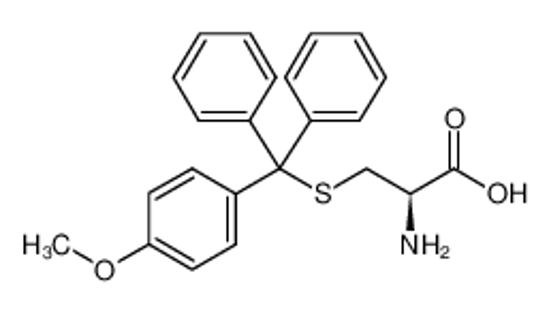 Picture of (2R)-2-amino-3-[[4-(hydroxymethyl)phenyl]-diphenylmethyl]sulfanylpropanoic acid