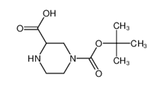 Picture of (2R)-4-[(2-methylpropan-2-yl)oxycarbonyl]piperazine-2-carboxylic acid