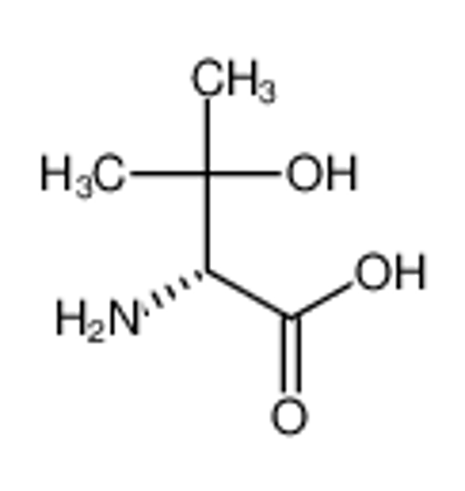 Imagem de (2R)-2-amino-3-hydroxy-3-methylbutanoic acid