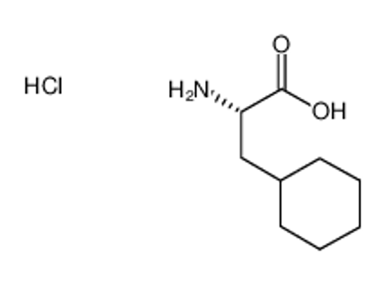 Picture of (2S)-2-amino-3-cyclohexylpropanoic acid,hydrochloride