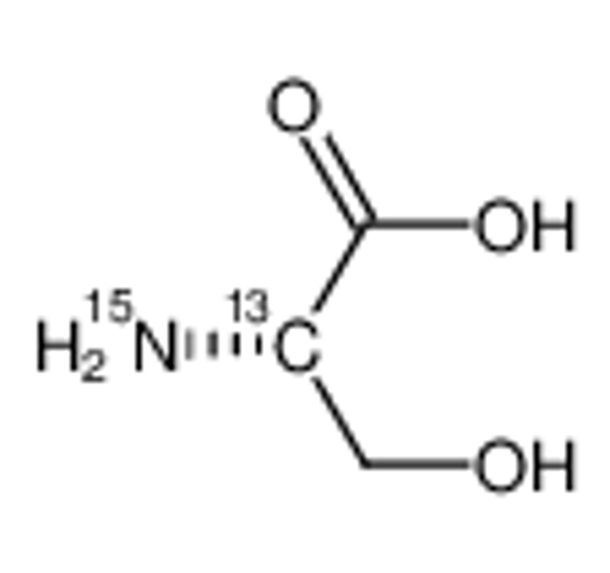 Picture of (2S)-2-azanyl-3-hydroxypropanoic acid