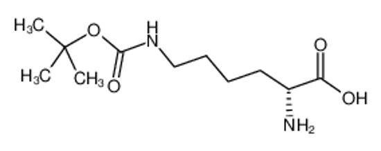 Picture of (2R)-2-amino-6-[(2-methylpropan-2-yl)oxycarbonylamino]hexanoic acid