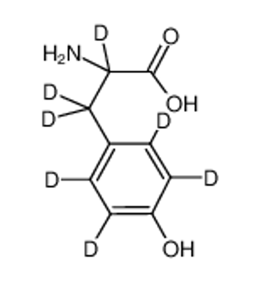 Picture of DL-4-HYDROXYPHENYL-D4-ALANINE-2,3,3-D3