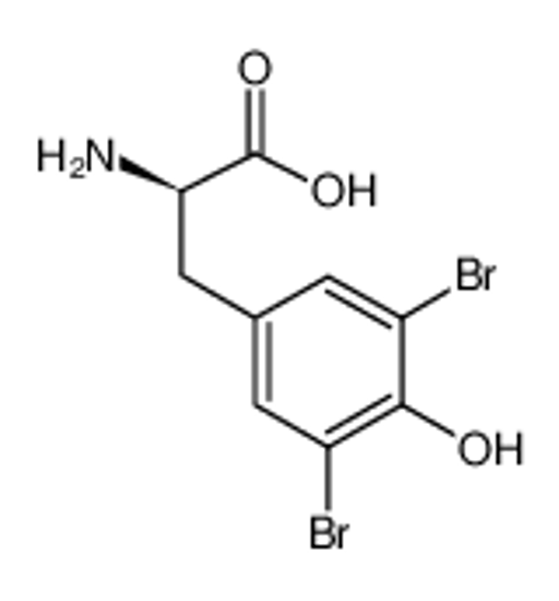 Изображение (2R)-2-amino-3-(3,5-dibromo-4-hydroxyphenyl)propanoic acid