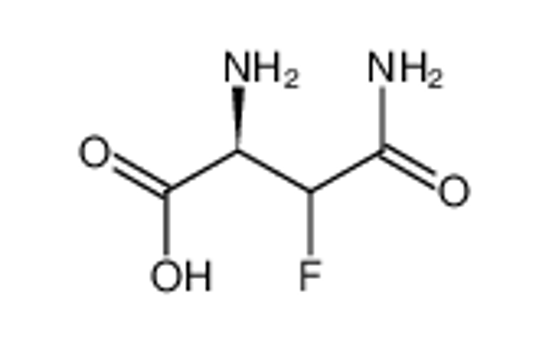 Picture of (2R)-2,4-diamino-3-fluoro-4-oxobutanoic acid