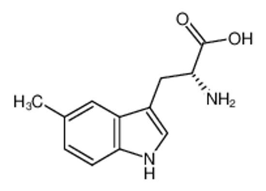 Picture of (2R)-2-amino-3-(5-methyl-1H-indol-3-yl)propanoic acid