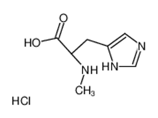 Picture of (2R)-3-(1H-imidazol-5-yl)-2-(methylamino)propanoic acid,hydrochloride