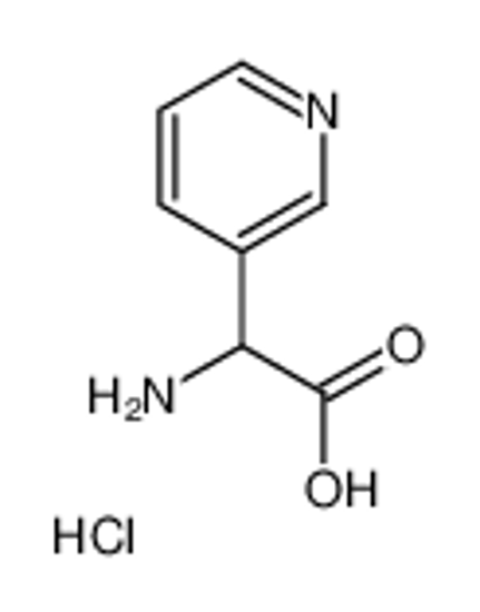 Picture of 2-amino-2-pyridin-3-ylacetic acid,hydrochloride