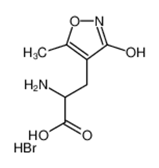 Picture of (R,S)-α-Amino-3-hydroxy-5-methyl-4-isoxazolepropionic Acid Hydrobromide
