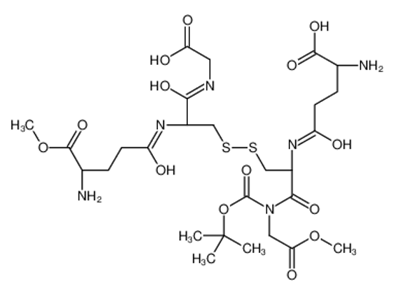 Изображение methyl (2S)-5-[[(2R)-1-[(2-methoxy-2-oxoethyl)amino]-1-oxo-3-sulfanylpropan-2-yl]amino]-2-[(2-methylpropan-2-yl)oxycarbonylamino]-5-oxopentanoate