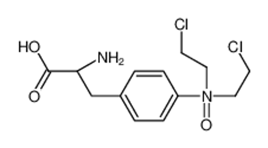 Picture of 4-[(2S)-2-amino-2-carboxyethyl]-N,N-bis(2-chloroethyl)benzeneamine oxide