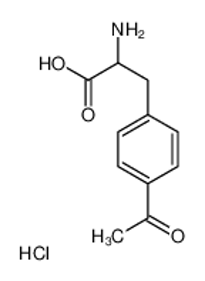 Picture of 3-(4-acetylphenyl)-2-aminopropanoic acid,hydrochloride