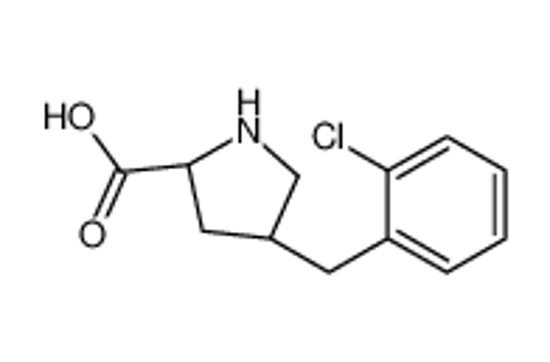 Picture of (2S,4R)-4-(2-Chlorobenzyl)pyrrolidine-2-carboxylic acid