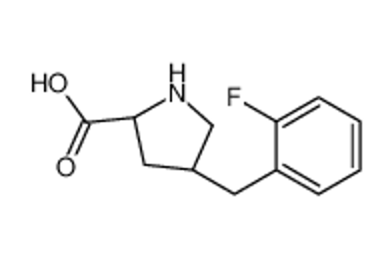 Изображение (2S,4R)-4-(2-Fluorobenzyl)pyrrolidine-2-carboxylic acid