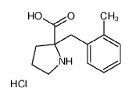Picture of (2S)-2-[(2-methylphenyl)methyl]pyrrolidine-2-carboxylic acid,hydrochloride