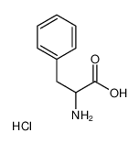Picture of 2-amino-3-phenylpropanoic acid,hydrochloride