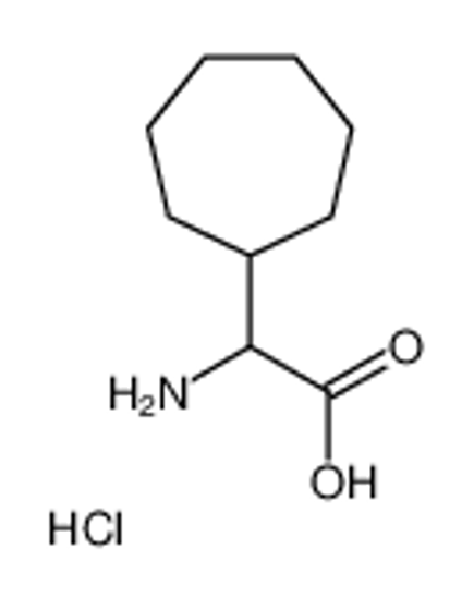 Picture of 2-amino-2-cycloheptylacetic acid,hydrochloride