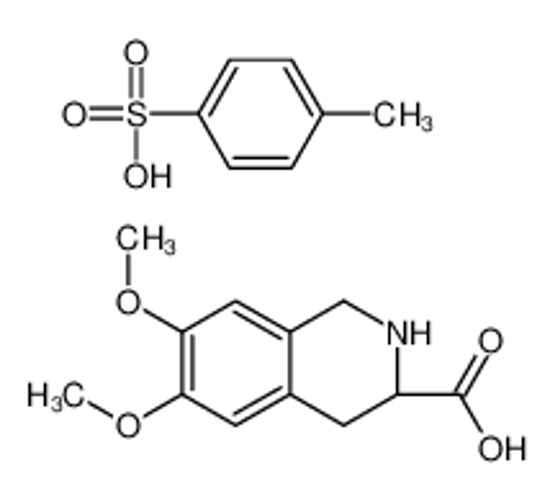 Picture of (3S)-6,7-dimethoxy-1,2,3,4-tetrahydroisoquinoline-3-carboxylic acid,4-methylbenzenesulfonic acid