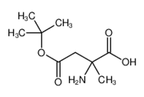 Picture of (2R)-2-Amino-2-methyl-4-[(2-methyl-2-propanyl)oxy]-4-oxobutanoic acid (non-preferred name)