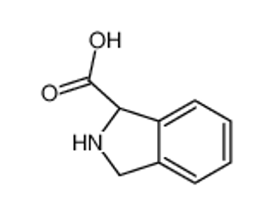 Imagem de (1S)-1-Isoindolinecarboxylic acid