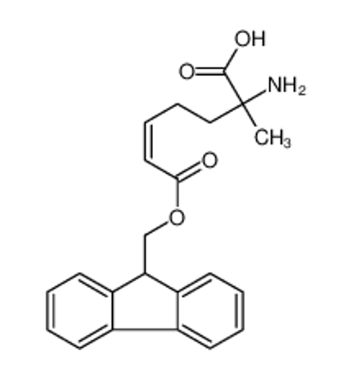 Imagem de (2R,5E)-2-Amino-7-(9H-fluoren-9-ylmethoxy)-2-methyl-7-oxo-5-hepte noic acid