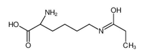 Изображение (2S)-2-amino-6-(propanoylamino)hexanoic acid