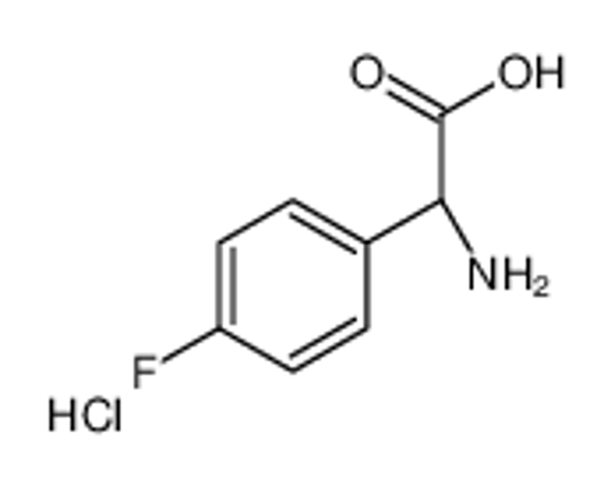 Picture of (2S)-2-amino-2-(4-fluorophenyl)acetic acid,hydrochloride