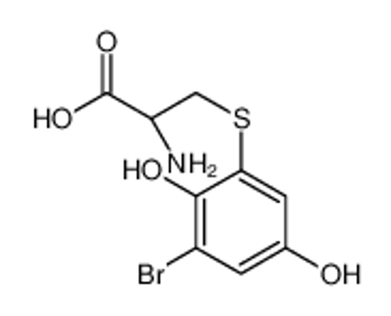 Picture of (2R)-2-amino-3-(3-bromo-2,5-dihydroxyphenyl)sulfanylpropanoic acid