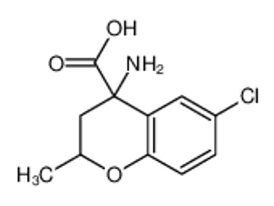 Imagem de 4-amino-6-chloro-2-methyl-2,3-dihydrochromene-4-carboxylic acid