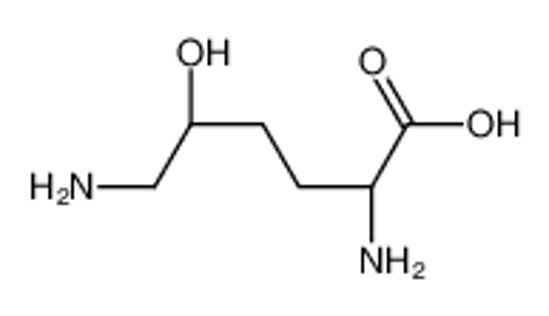 Picture of 2,6-diamino-5-hydroxyhexanoic acid