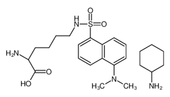 Picture of (2S)-2-amino-6-[[5-(dimethylamino)naphthalen-1-yl]sulfonylamino]hexanoic acid,cyclohexanamine