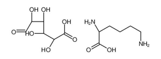 Picture of (2S)-2,6-diaminohexanoic acid,(2S,3R,4S,5R)-2,3,4,5-tetrahydroxy-6-oxohexanoic acid