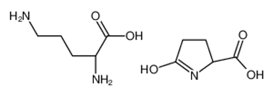 Picture of (2S)-2,5-diaminopentanoic acid,(2S)-5-oxopyrrolidine-2-carboxylic acid