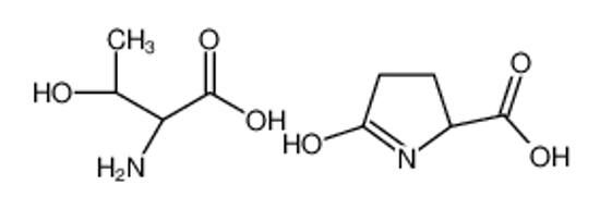 Picture of (2S,3R)-2-amino-3-hydroxybutanoic acid,5-oxopyrrolidine-2-carboxylic acid