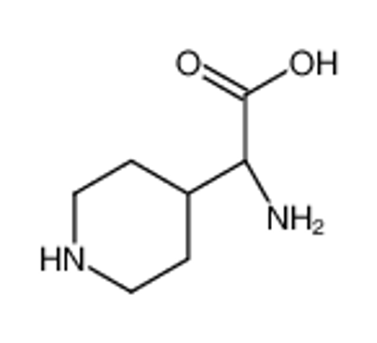 Picture of (2R)-2-amino-2-piperidin-4-ylacetic acid