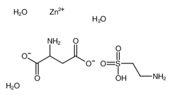 Picture of zinc,2-aminobutanedioate,2-aminoethanesulfonic acid,trihydrate