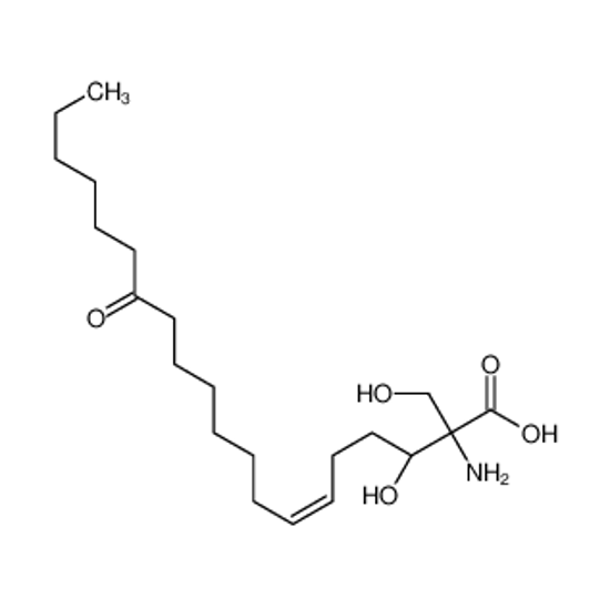 Imagem de (E,2S,3S)-2-amino-3-hydroxy-2-(hydroxymethyl)-14-oxoicos-6-enoic acid