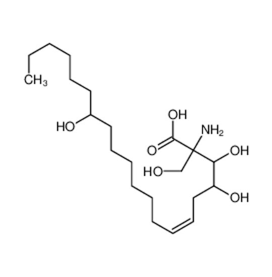 Picture of (E)-2-amino-3,4,14-trihydroxy-2-(hydroxymethyl)icos-6-enoic acid