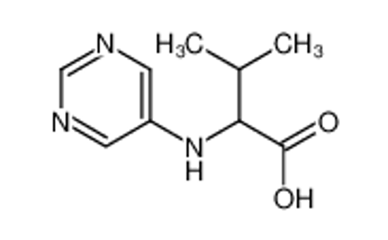 Изображение (2S)-3-methyl-2-(pyrimidin-5-ylamino)butanoic acid