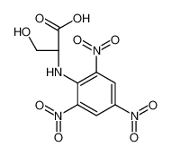 Изображение (2S)-3-hydroxy-2-(2,4,6-trinitroanilino)propanoic acid