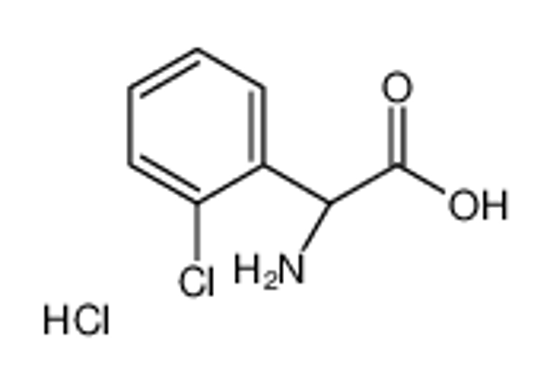 Picture of (2R)-2-amino-2-(2-chlorophenyl)acetic acid,hydrochloride