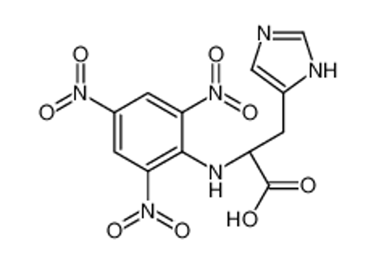 Picture of (2S)-3-(1H-imidazol-5-yl)-2-(2,4,6-trinitroanilino)propanoic acid