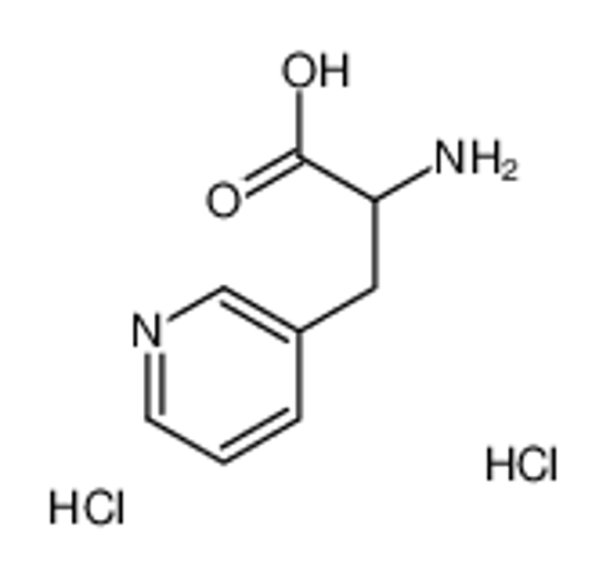 Picture of 2-amino-3-pyridin-3-ylpropanoic acid,dihydrochloride