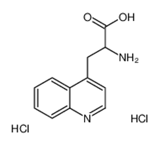 Picture of 2-amino-3-quinolin-4-ylpropanoic acid,dihydrochloride