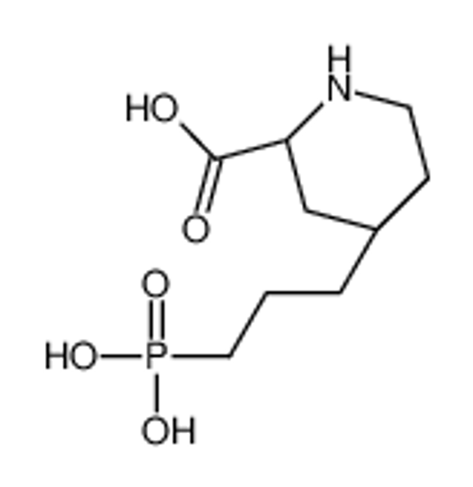 Picture of (2R,4S)-4-(3-phosphonopropyl)piperidine-2-carboxylic acid