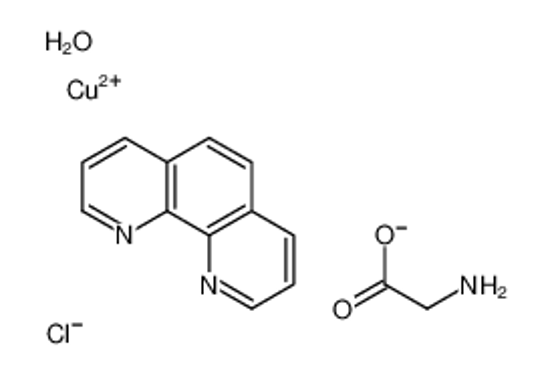 Picture of copper,2-aminoacetate,1,10-phenanthroline,chloride,hydrate