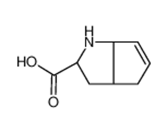 Изображение (2R,3aR,6aS)-1,2,3,3a,4,6a-hexahydrocyclopenta[b]pyrrole-2-carboxylic acid