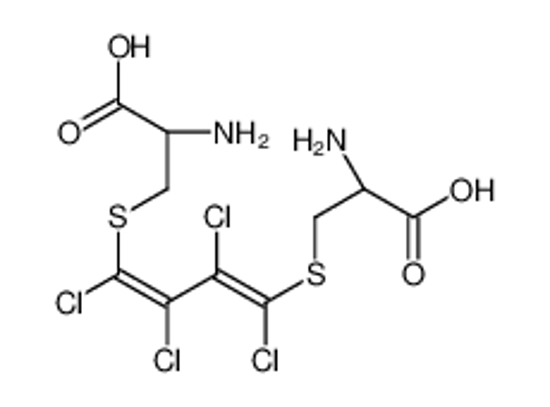 Изображение (2R)-2-amino-3-[(1Z,3Z)-4-[(2R)-2-amino-2-carboxyethyl]sulfanyl-1,2,3,4-tetrachlorobuta-1,3-dienyl]sulfanylpropanoic acid